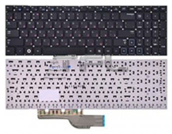 <!--Клавиатура для ноутбука Samsung NP300E5C 300E5C NP300E5C-U02RU BA75-03502N с корпусом (черная)-->