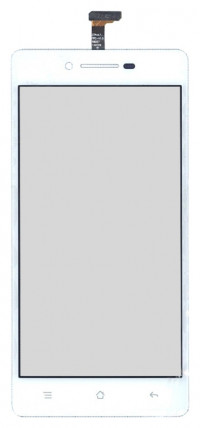 <!--Сенсорное стекло (тачскрин) для Oppo R1 (белый)-->