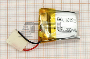 <!--Аккумуляторная батарея 3.7V, 150mAh, 21x17x5mm, 2pin, 552117-->