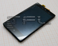 <!--Модуль (матрица + тачскрин) Nokia Lumia 820 с рамкой (черный)-->