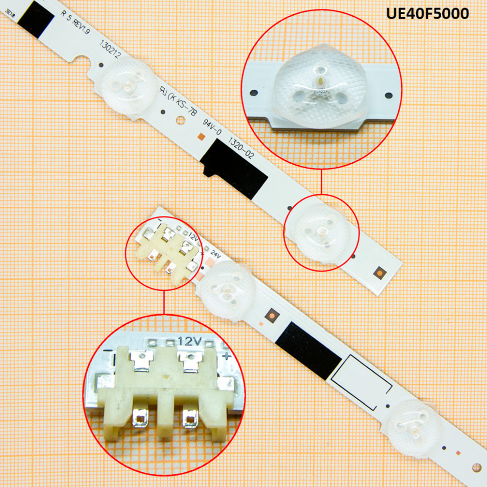 Striscia LED Sostituzione Per TV Samsung UE40F5000, UE40F5300 E Altri Modelli 2013