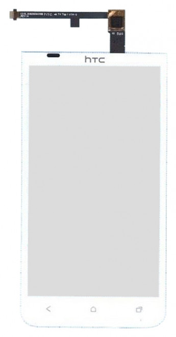 <!--Сенсорное стекло (тачскрин) для HTC One XC X720d (белый)-->