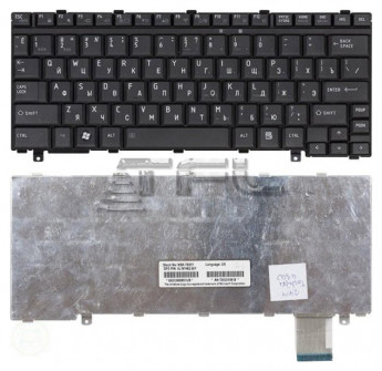 <!--Клавиатура для ноутбука Toshiba Satellite U300 U305 (черная)-->
