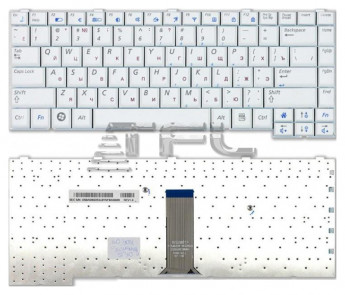 <!--Клавиатура для ноутбука Samsung Q310 Q308 (белая)-->