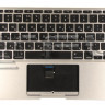<!--Клавиатура для ноутбука Apple A1370 2011+ с корпусом и подсветкой, плоский ENTER (черная) -->