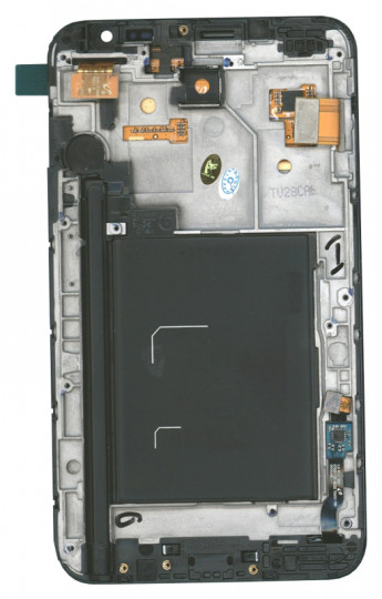 <!--Модуль (матрица + тачскрин) для Samsung Galaxy Note 1 GT-N7000 с рамкой (черный)-->