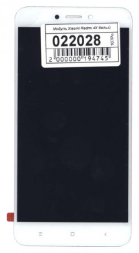 Модуль (матрица + тачскрин) для Xiaomi Redmi 4X (белый)