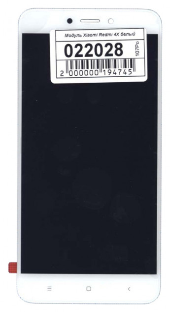 <!--Модуль (матрица + тачскрин) для Xiaomi Redmi 4X (белый)-->