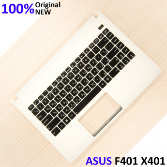 <!--Клавиатура для Asus X401A с корпусом, 13GN4O1AP030-1 (белая)-->