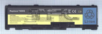 <!--Аккумуляторная батарея 42T4833 для Lenovo ThinkPad T410s 11.1V 3800mAh  (черная)-->