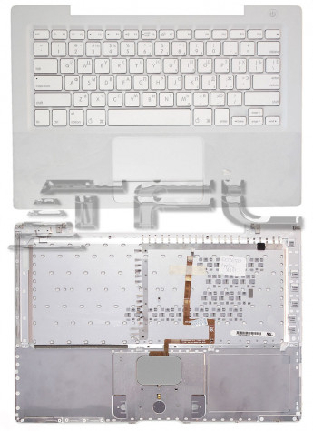 <!--Клавиатура для ноутбука Apple A1181 965 945 с корпусом 13,3" (белая)-->