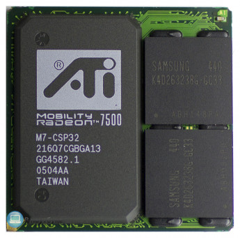 <!--Видеочип AMD Mobility Radeon 7500, 216Q7CGBGA13-->