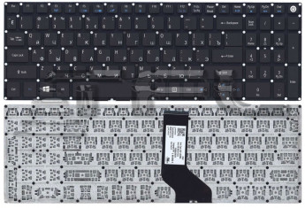 <!--Клавиатура для ноутбука Acer Aspire E5-573 (черная)-->