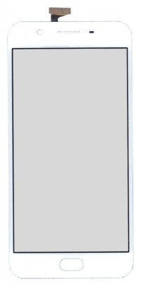 <!--Сенсорное стекло (тачскрин) для Oppo A59 (белый)-->