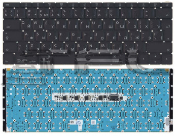 <!--Клавиатура для ноутбука Apple MacBook 12" A1534 Early 2015 большой Enter (черная)-->