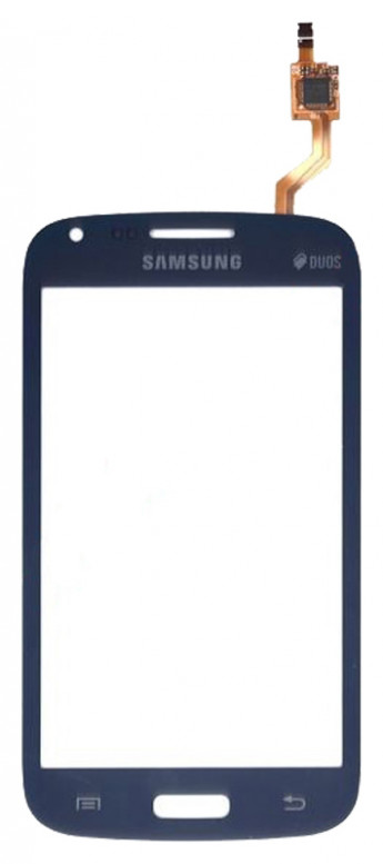 <!--Сенсорное стекло (тачскрин) для Samsung Galaxy Core Duos GT-I8262 (синий)-->