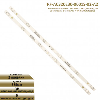 LED подсветка для Changhong 32D3700I