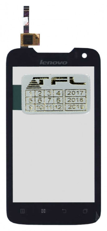 <!--Сенсорное стекло (тачскрин) для Lenovo A789 (черный)-->