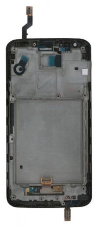 <!--Модуль (матрица + тачскрин) для LG G2 D802 с рамкой (черный)-->