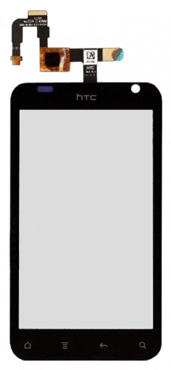 <!--Сенсорное стекло (тачскрин) для HTC Rhyme G20 (черный)-->