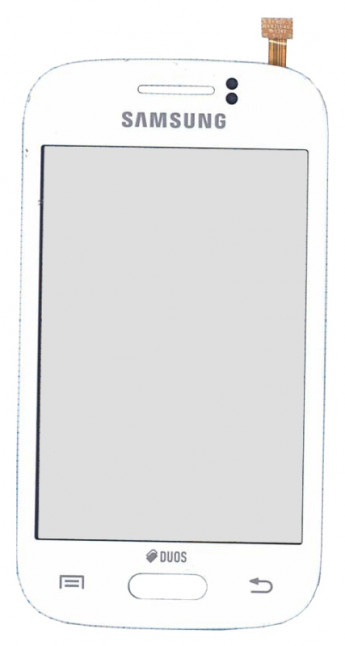 <!--Сенсорное стекло (тачскрин) для Samsung Galaxy Young GT-S6310 GT-S6312 (белый)-->