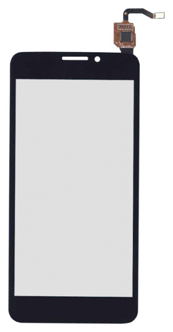 <!--Сенсорное стекло (тачскрин) для Alcatel Idol X 6040D (черный)-->