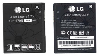 <!--Аккумуляторная батарея LGIP-570N для LG GS500 Cookie Plus LG GD550 Pure-->
