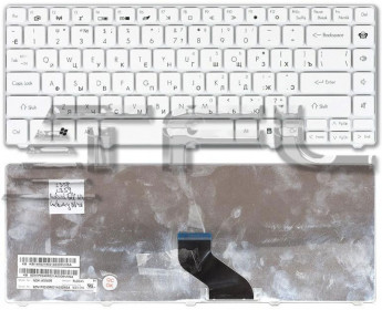 <!--Клавиатура для ноутбука Gateway NV49C NV49C01c NV49C13c NV49C14c (белая)-->