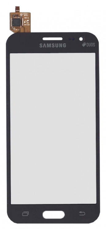 <!--Сенсорное стекло (тачскрин) для Samsung Galaxy J2 SM-J200 (черный)-->