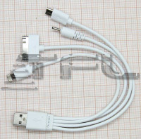 <!--Кабель USB универсальный для планшетов и телефонов (белый)-->