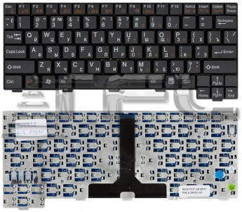<!--Клавиатура для ноутбука Fujitsu-Siemens Lifebook p1610 p1510 (черная)-->