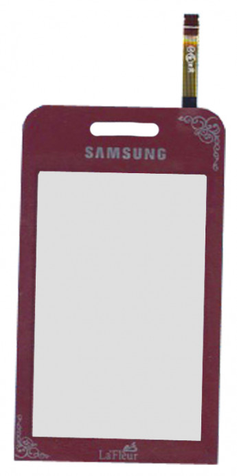<!--Сенсорное стекло (тачскрин) для Samsung Star GT-S5230 (красный)-->