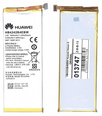 <!--Аккумуляторная батарея HB4242B4EBW для Huawei Honor 6 -->