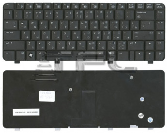 <!--Клавиатура для ноутбука HP 530 (черная)-->