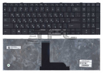 <!--Клавиатура для ноутбука Toshiba C50-B (черная)-->