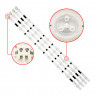 <!--Светодиодная LED подсветка 2013SVS28H для телевизора Samsung-->