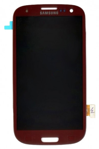 <!--Модуль (матрица + тачскрин) для Samsung Galaxy S3 GT-I9300 (красный)-->