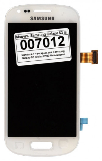 <!--Модуль (матрица + тачскрин) для Samsung Galaxy S3 III mini GT-I8190 (белый)-->