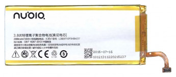 <!--Аккумуляторная батарея ZTE Li3820T43P3h984237 для ZTE NX403A  3.8V 2000mAh-->
