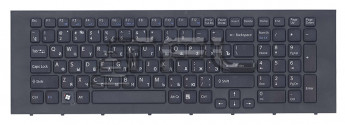 <!--Клавиатура для ноутбука Sony Vaio VPC-EC с рамкой (черная)-->