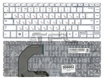 <!--Клавиатура для ноутбука Samsung Q470 (белая)-->