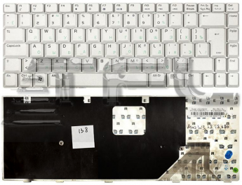 <!--Клавиатура для ноутбука Asus W3 W3J A8 F8 N80 (серебро)-->
