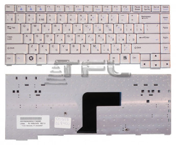 <!--Клавиатура для ноутбука LG R40 R400 (белая)-->