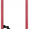 <!--Сенсорное стекло (тачскрин) для iPad 2 (розовый)-->