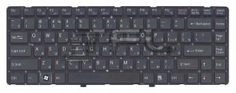 <!--Клавиатура для ноутбука Sony Vaio VPC-EA без рамки (черная)-->