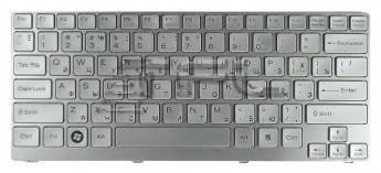 <!--Клавиатура для ноутбука Sony Vaio VGN-CR (серебро)-->