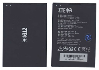 <!--Аккумуляторная батарея ZTE Li3830T43P4H835750 для ZTE S291 Grand S2 3.8V 3000mAh-->