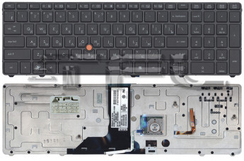 <!--Клавиатура для ноутбука HP Elitebook 8760w (черная)-->