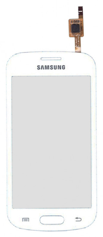 <!--Сенсорное стекло (тачскрин) для Samsung Galaxy Trend GT-S7390 GT-S7392 (белый)-->