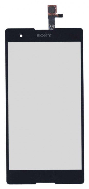 <!--Сенсорное стекло (тачскрин) для Sony Xperia T2 Ultra (черный)-->